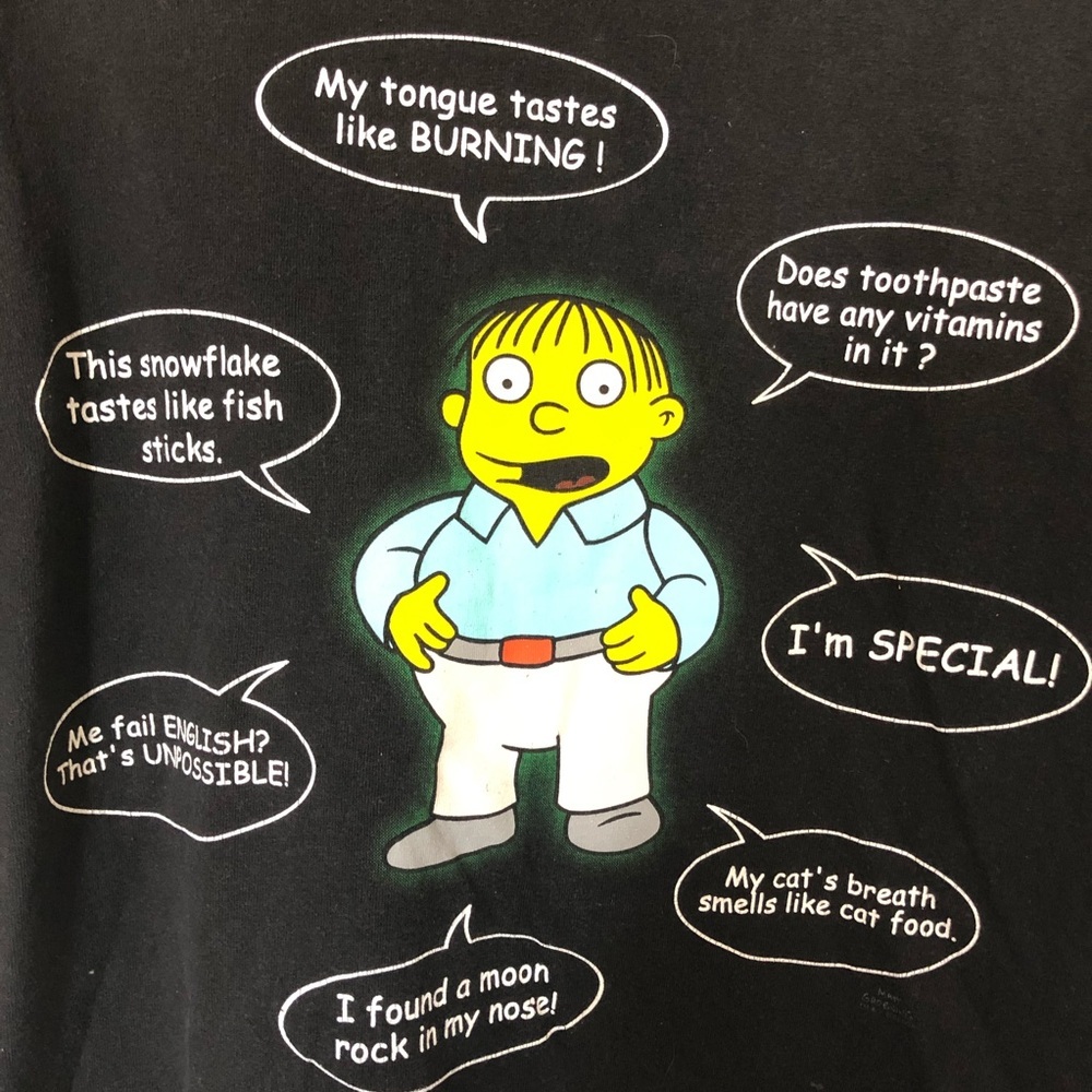 The Simpson Graphic T-shirt Ralph Wiggins - Picture 2 of 3